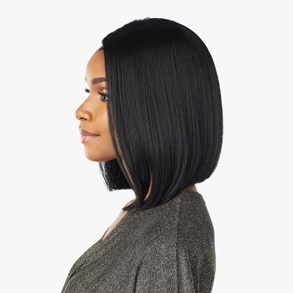 Butta Unit 1 12" Long Sensationnel Lace Front Wig Ear to Ear HD Frontal Straight - Picture 3 of 6
